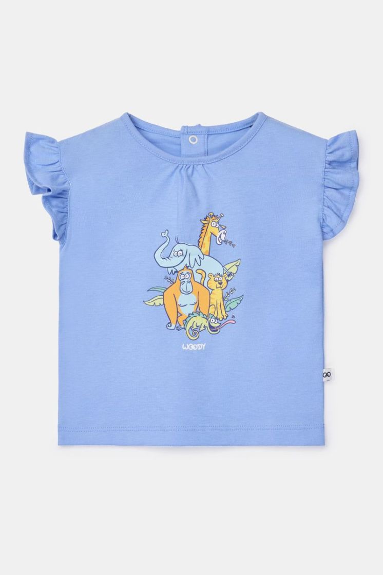 Meisjes-Dames pyjama 840 blauw