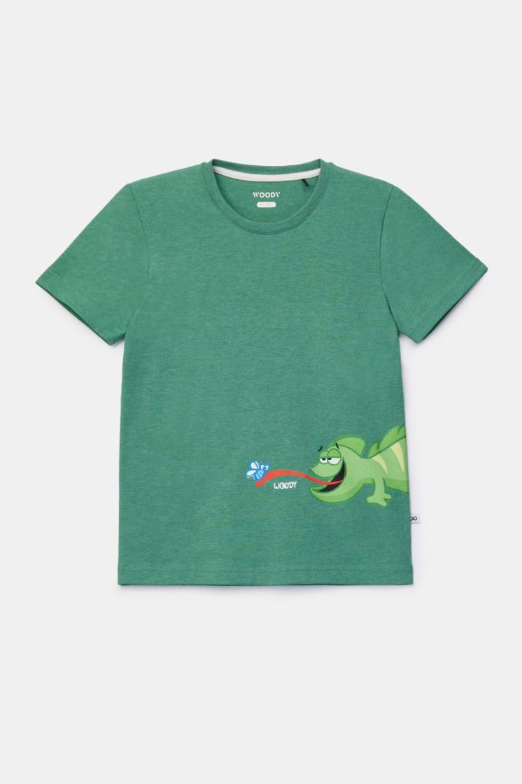 Jongens-Heren pyjama 742 groen