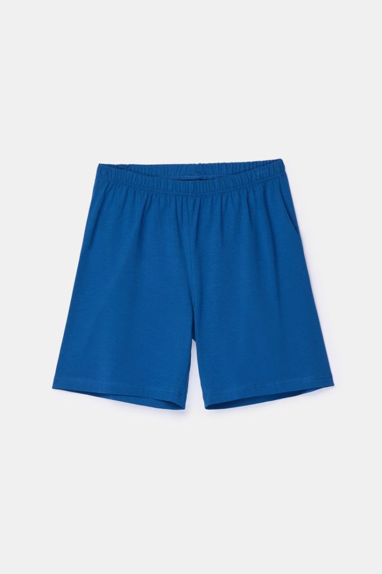 Jongens-Heren pyjama 837 hoogblauw