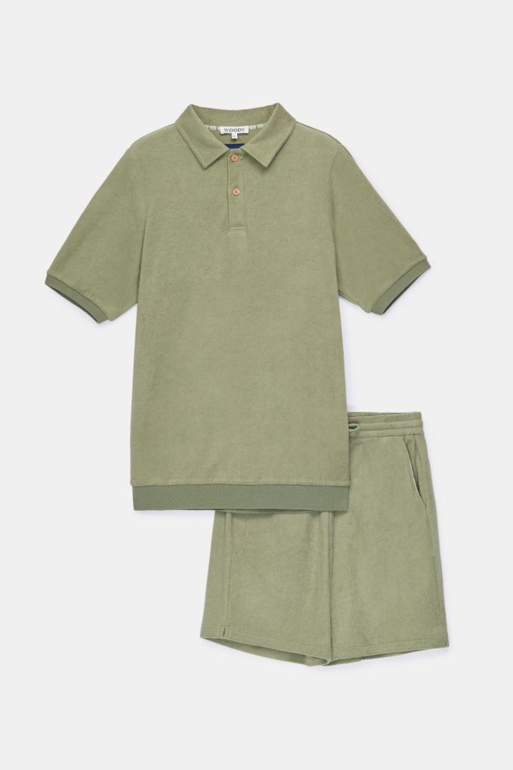 Heren top 788 kaki groen