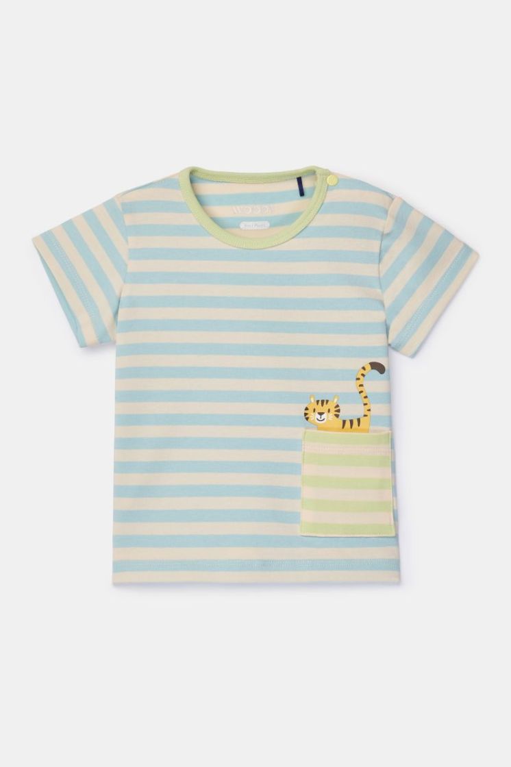 Unisex pyjama 917 blauwe stre