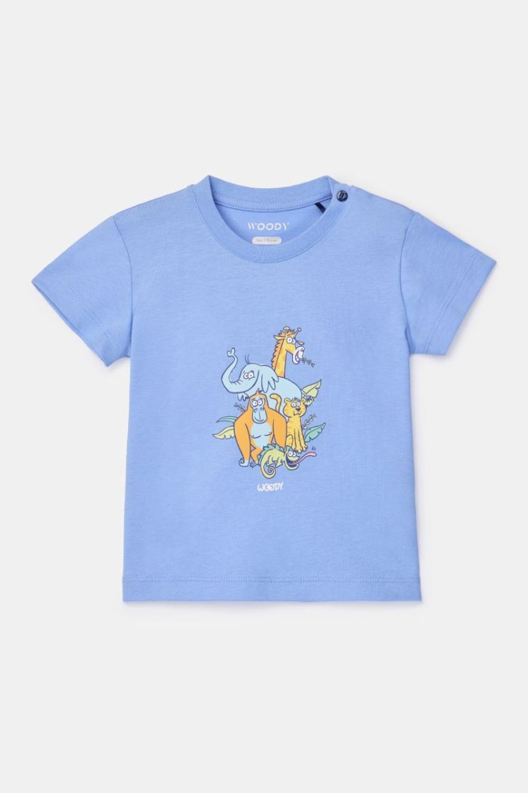 Jongens-Heren pyjama 840 blauw