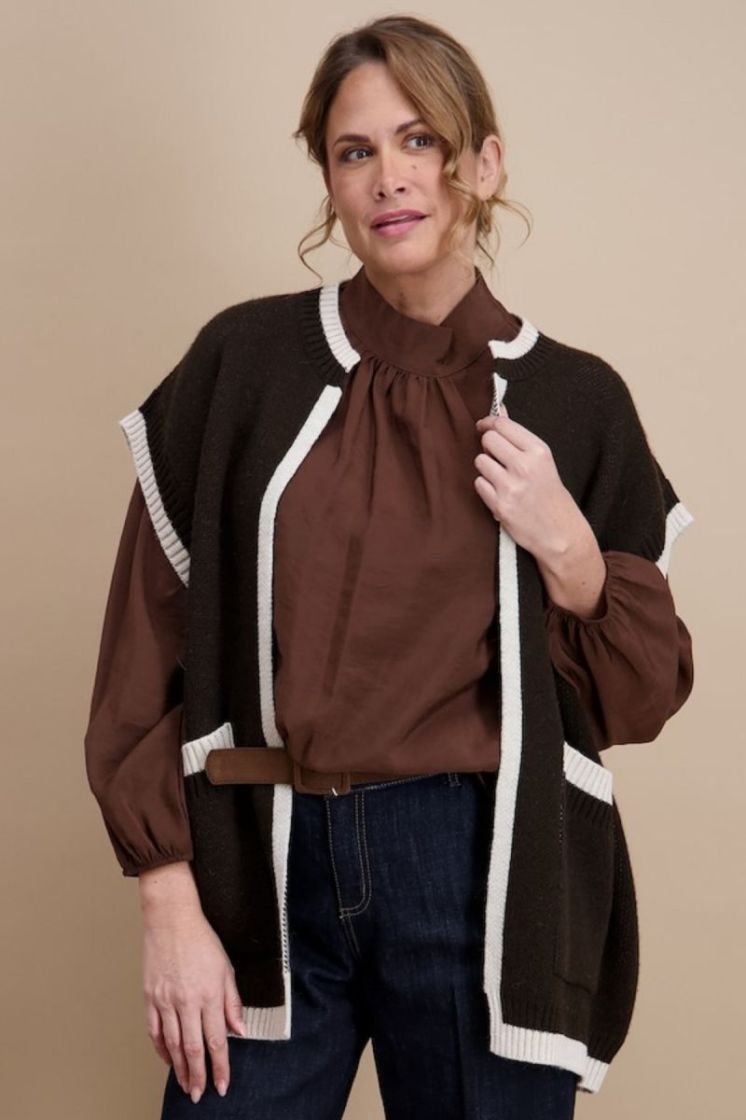 D CARDIGAN 03-903198 MORO