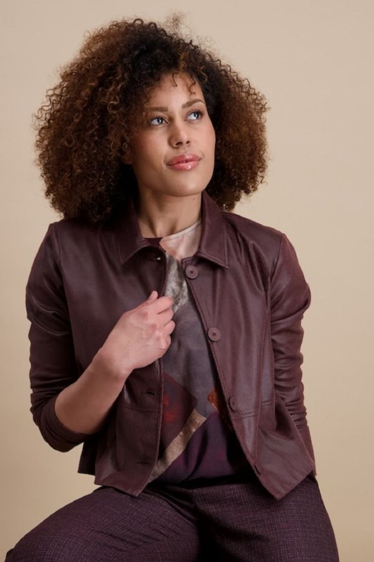 D VEST 09-AUBERGINE