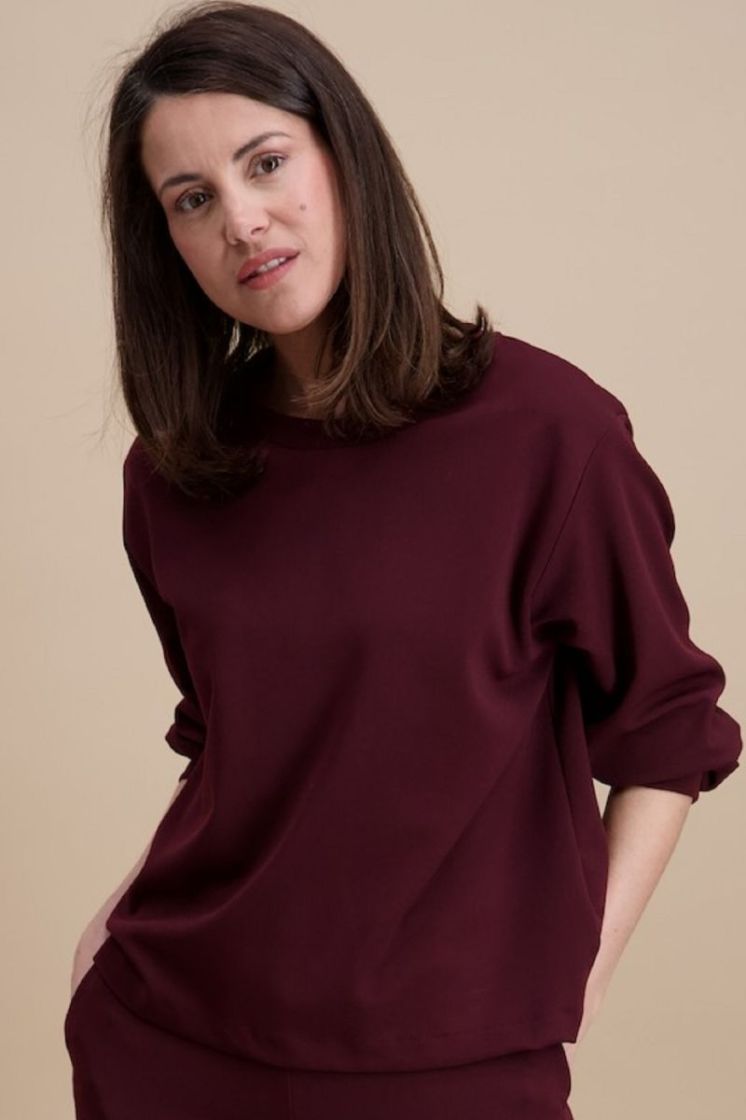 D T-SHIRT POLO 14-BORDEAU