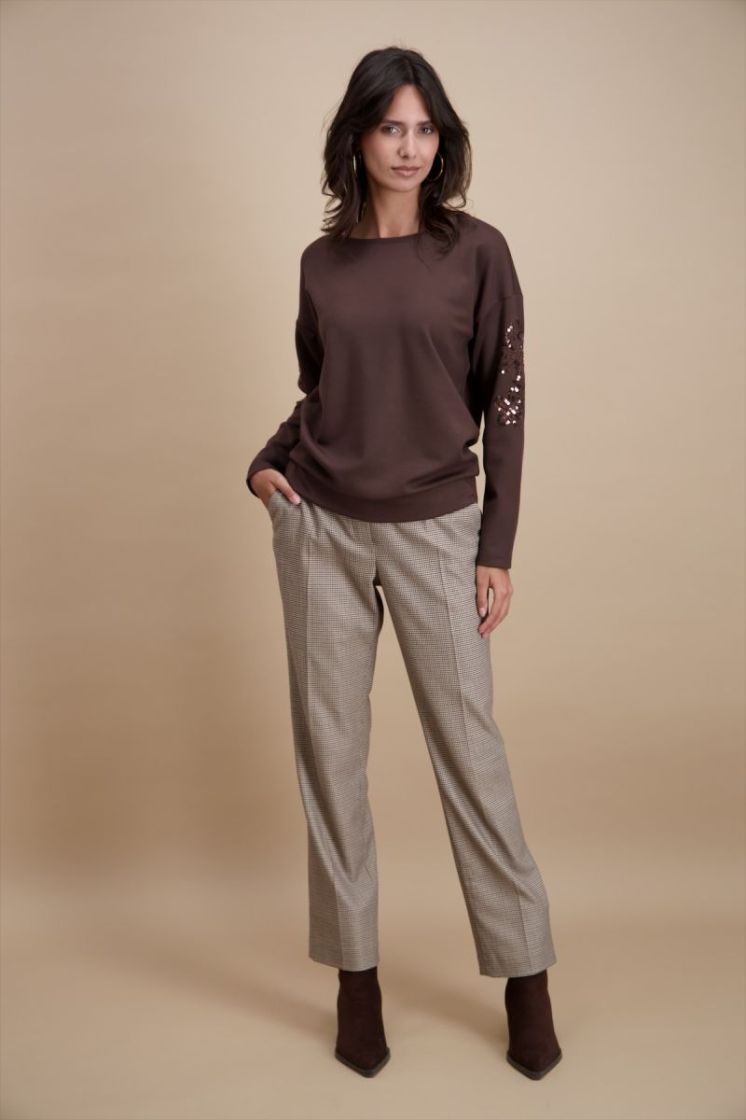 D SWEATER 03-BRUN
