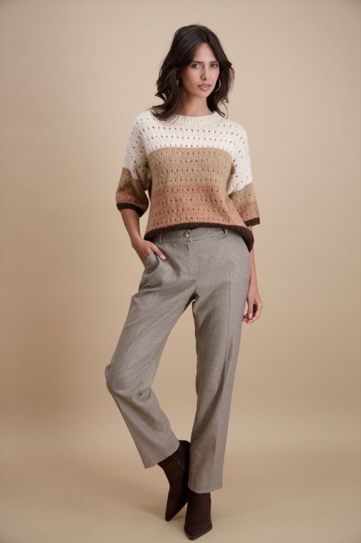 D BROEK 03-MARRON BEIGE