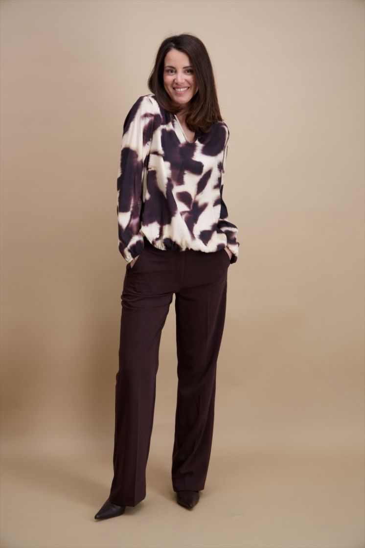 D BROEK 09-AUBERGINE