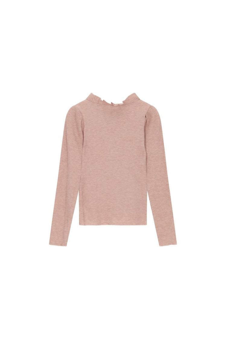 M NOVA GLITTER LONGSLEEVE T-SH VICTORIAN PINK