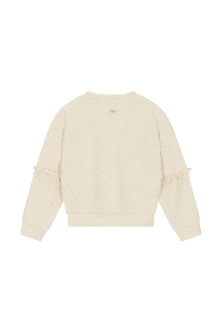 M OVA LITTLE BOWS SWEATER BEIGE MELEE