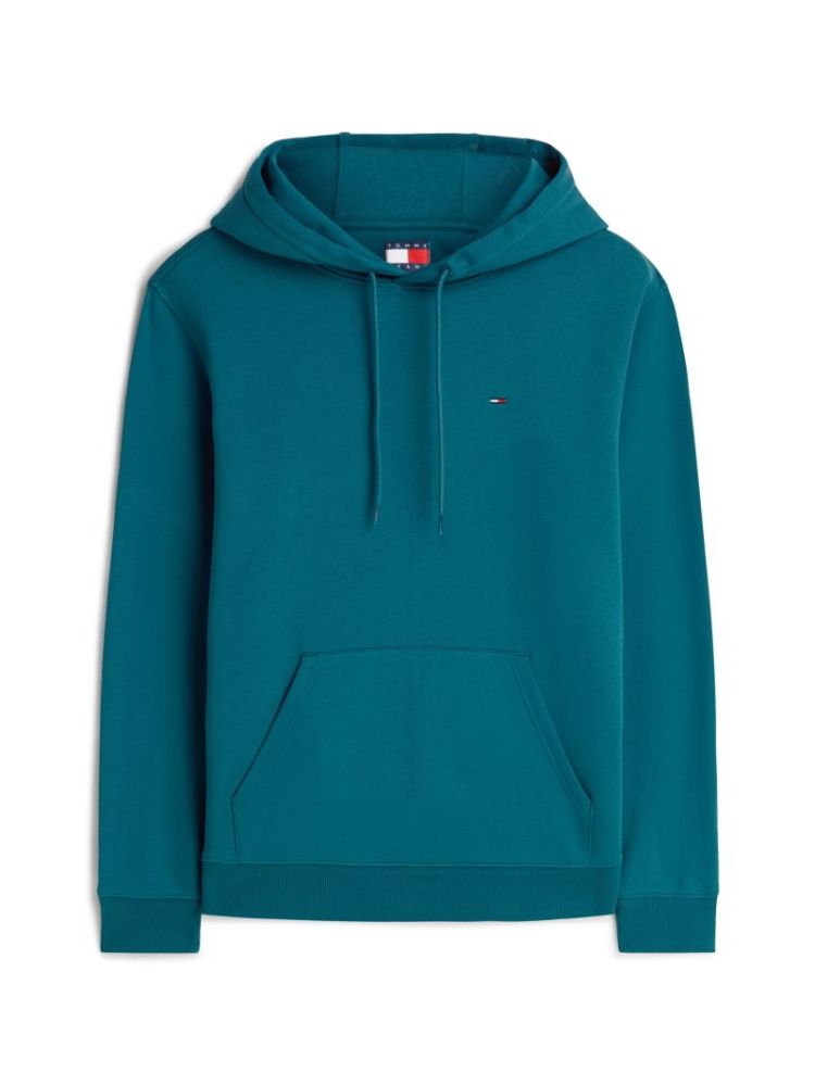 H TJM REG S FLAG HOODIE EXT L8J POLAR TEAL