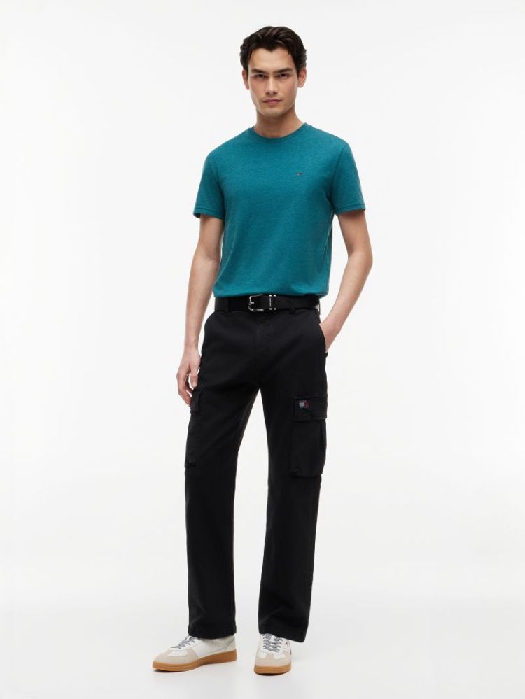H TJM XSLIM JASPE T-SHIRT L8J POLAR TEAL