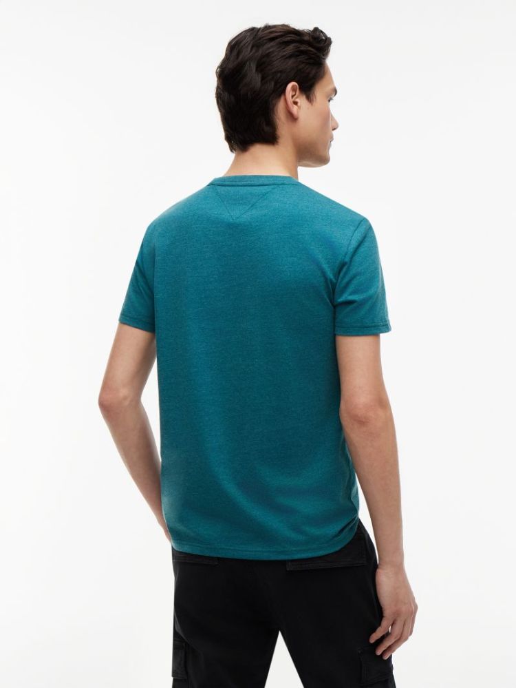 H TJM XSLIM JASPE T-SHIRT L8J POLAR TEAL