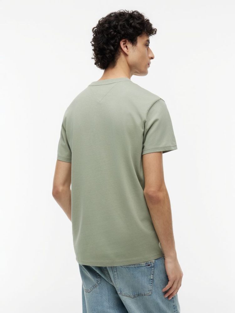 H TJM LINEAR CHEST T-SHIRT PMO SPRING OLIV