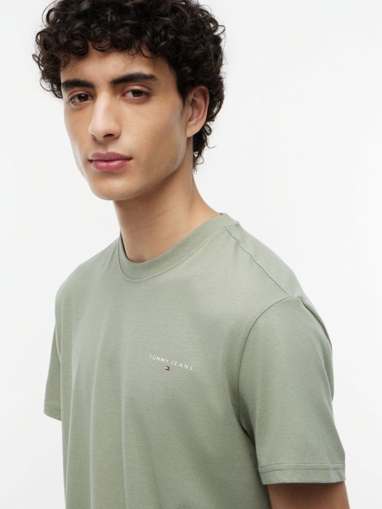 H TJM LINEAR CHEST T-SHIRT PMO SPRING OLIV