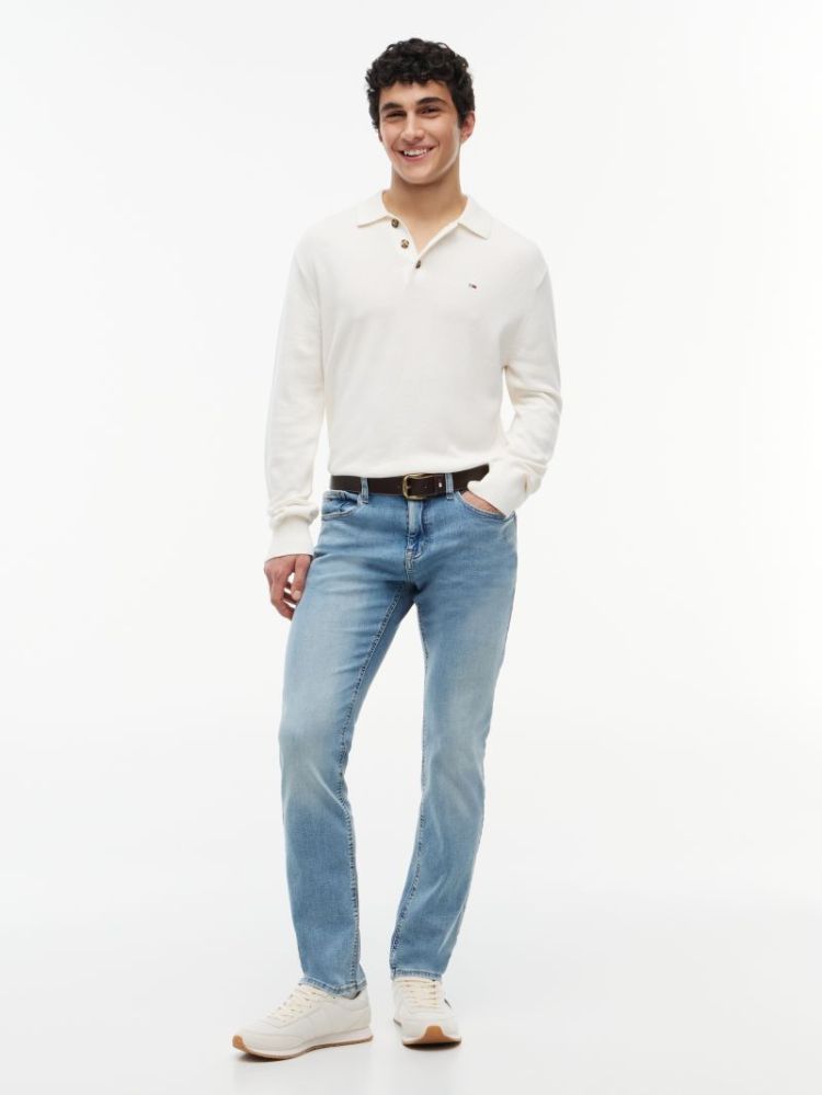 H SANTON SLIM BI0216 CO JEANS 1AB DENIM LIGHT