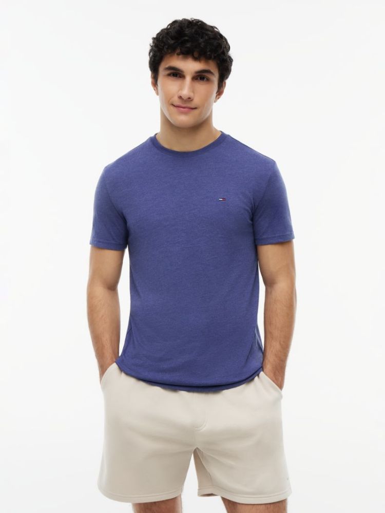 H TJM XSLIM JASPE T-SHIRT C6Q BLUE STORM