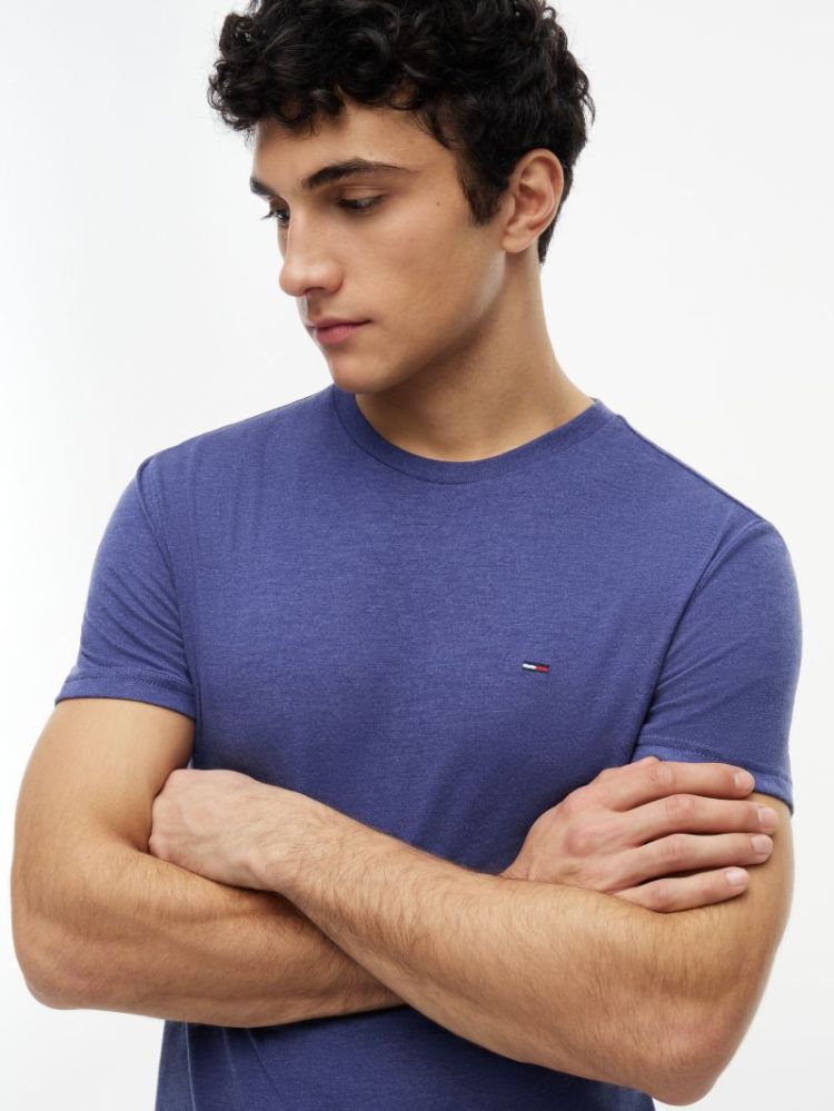 H TJM XSLIM JASPE T-SHIRT C6Q BLUE STORM