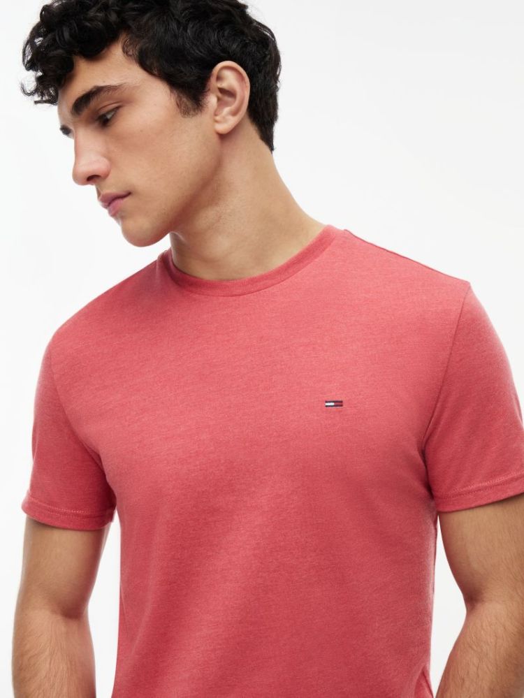 H TJM XSLIM JASPE T-SHIRT EXT XK5 ATHEM RED