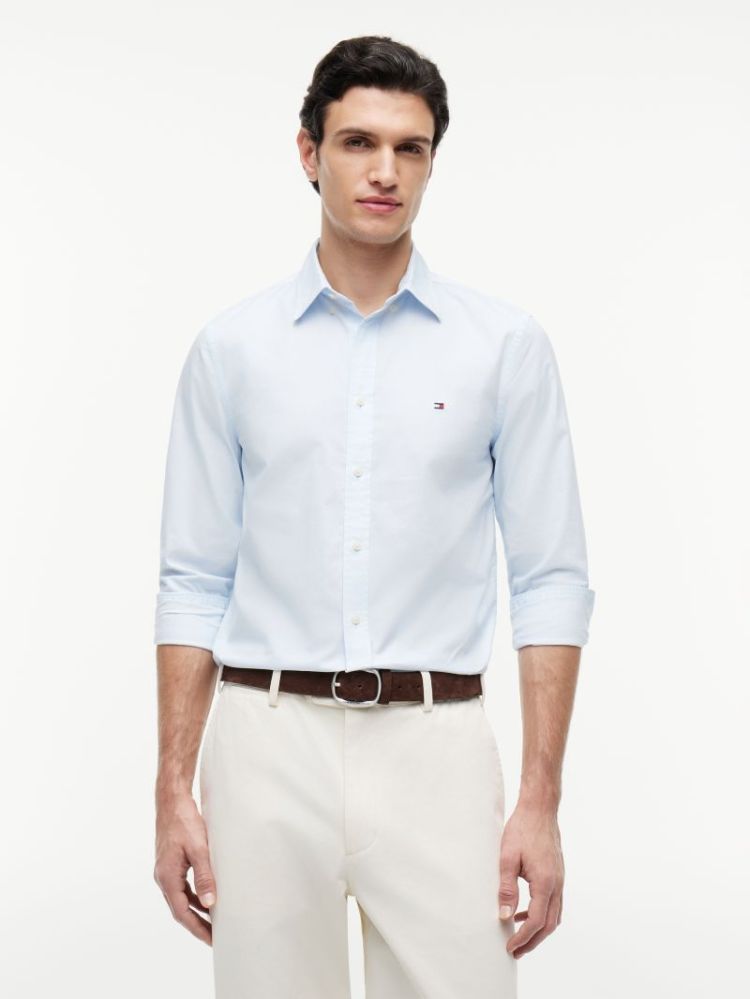 H FLEX POPLIN SMALL PR HEMD OGY SWEET BLUE/