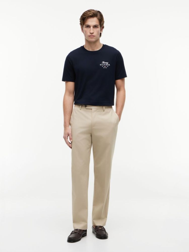 H SCRIPT STACK REG T-SHIRT DW5 DESERT SJY