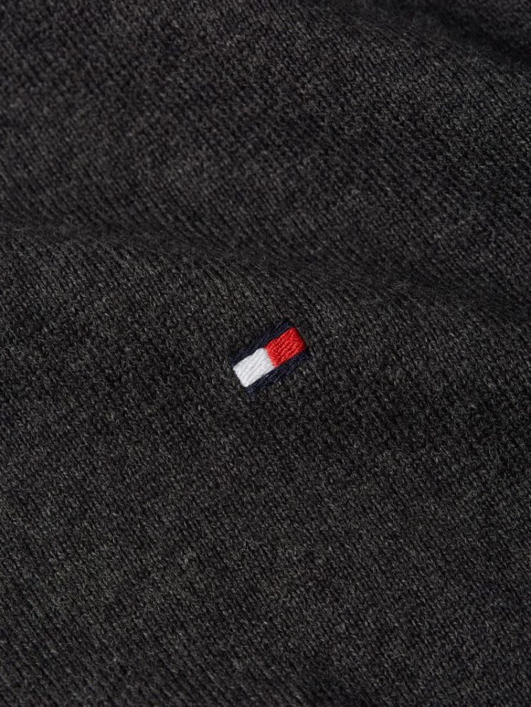 H PIMA ORG CTN CASHMERRE PULL P92 DARK GREY H