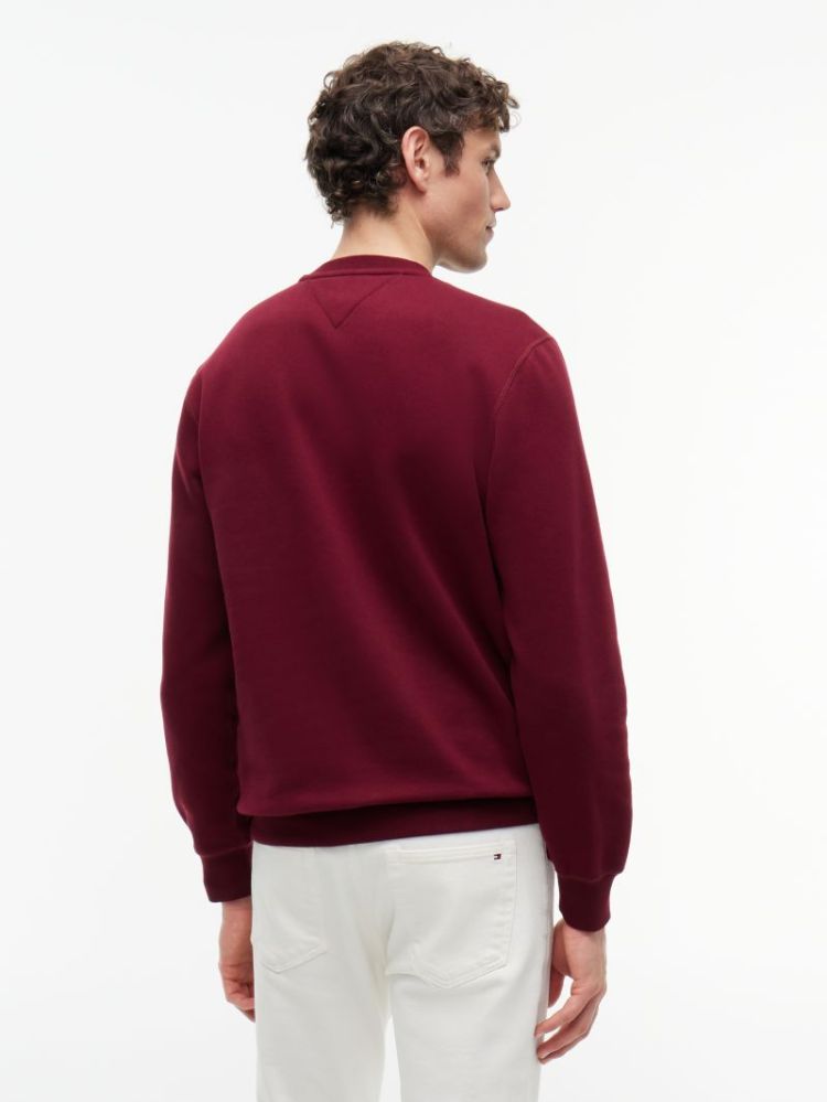 H ESS SEASONAL FLEECE PULL VLP BURGUNDY