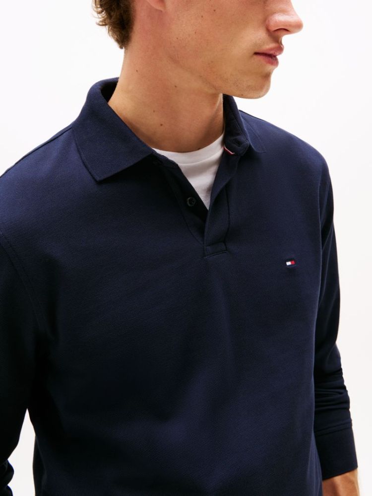 H 1985 REGULAR LS POLO DW5 NAVY BLUE