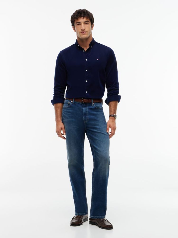 H SOLID CORDUROY RF HEMD BCL INMPERIAL N