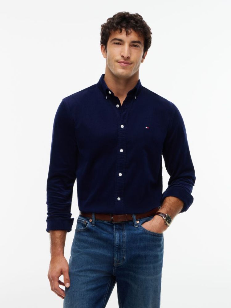H SOLID CORDUROY RF HEMD BCL INMPERIAL N