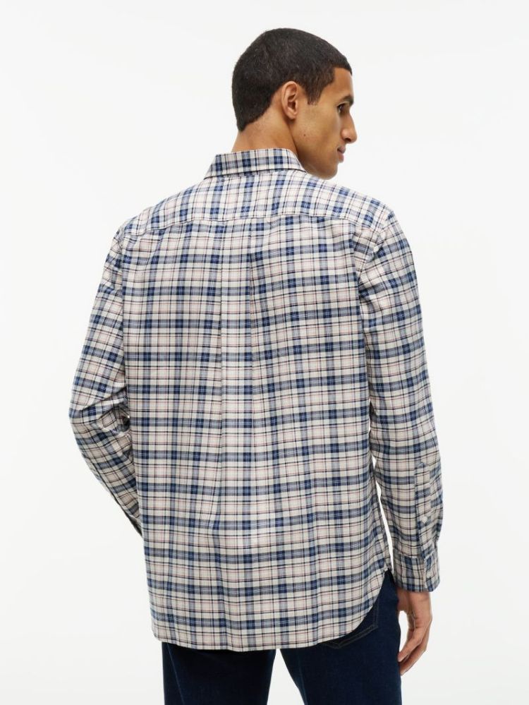 H OXFORD TARTAN CHECK HEMD OLY NEWSPRINT B