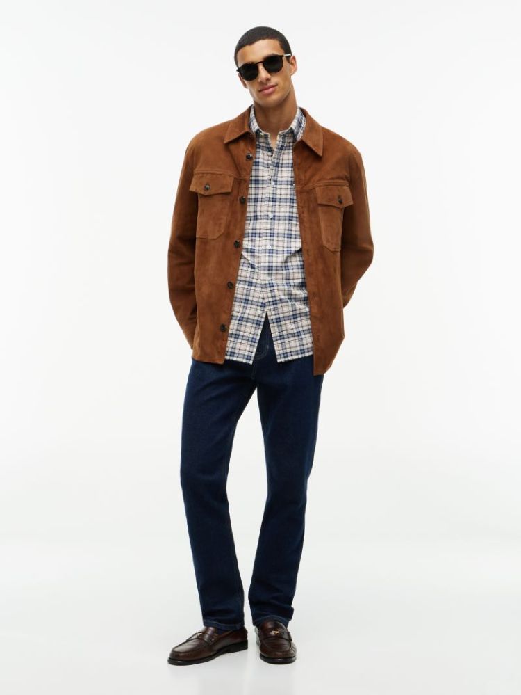 H OXFORD TARTAN CHECK HEMD OLY NEWSPRINT B