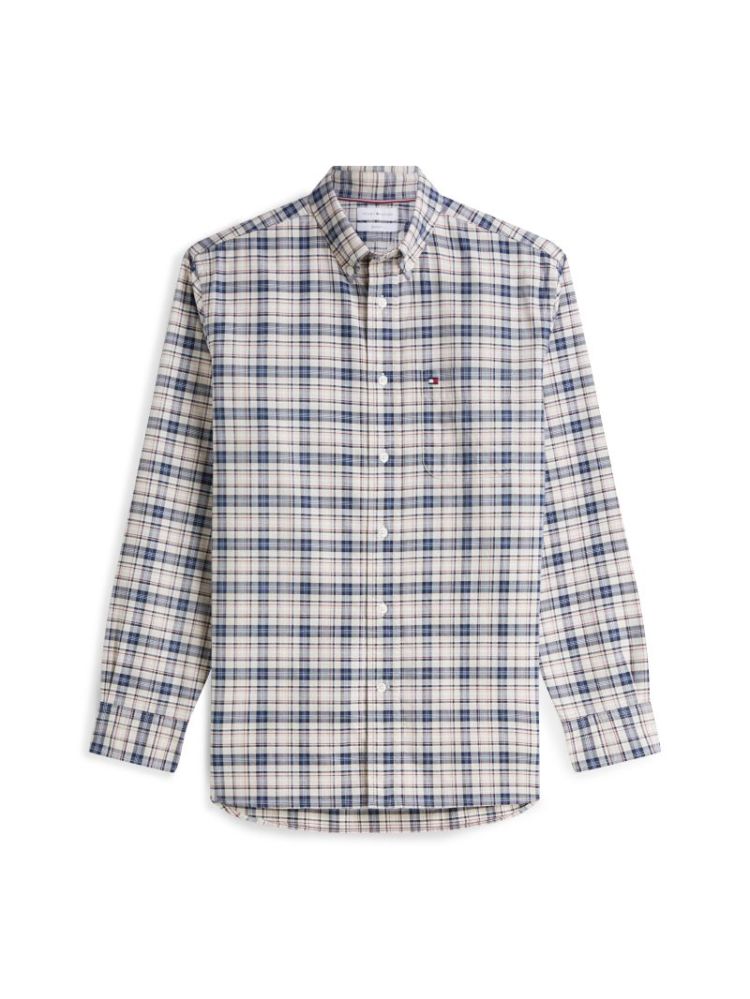 H OXFORD TARTAN CHECK HEMD OLY NEWSPRINT B
