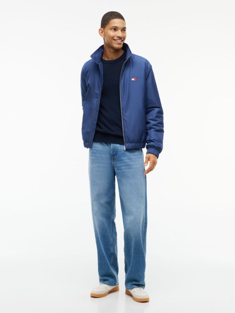 H TJM ESSENT PADDED JACKET EXT DB7 BASIC NAVY