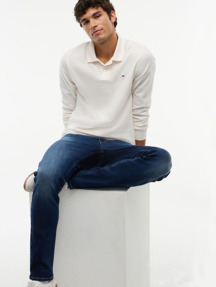 H AUSTIN SLIM TAPERED DJ0257 1BK DENIM DARK
