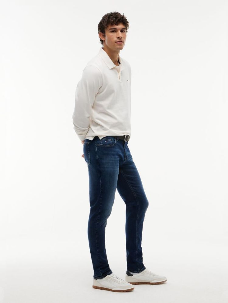H AUSTIN SLIM TAPERED DJ0257 1BK DENIM DARK