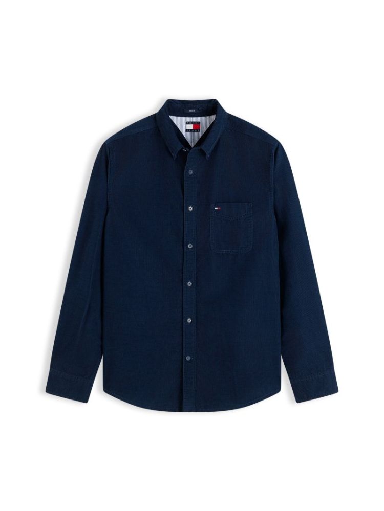 H TJM REG BABY CORD HEMD EXT C1G DARK BLUE