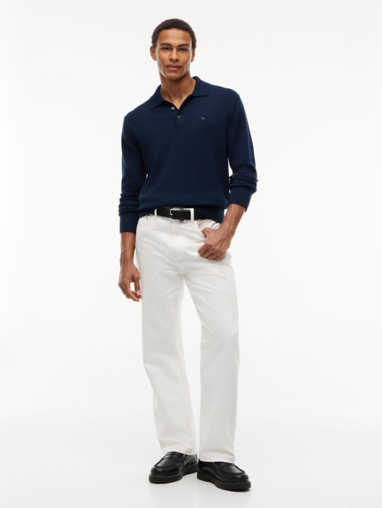 H TJM SLIM ESSENT POLO EXT C1G DARK BLUE