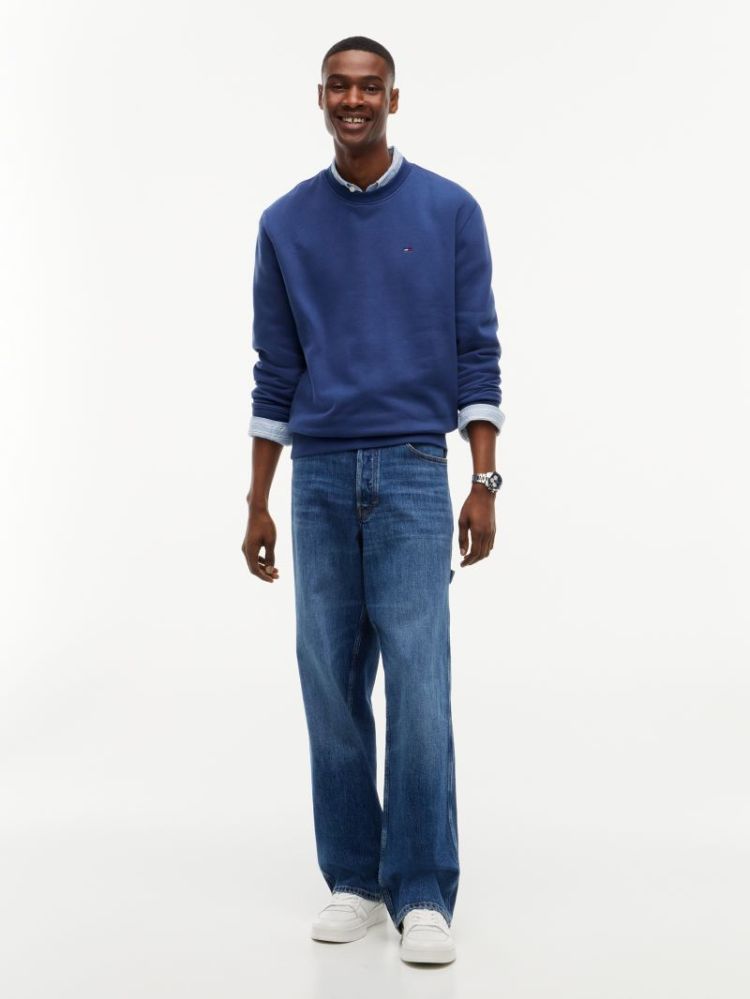 H TJM REG S FLAG CREW PULL DB7 BASIC NAVY
