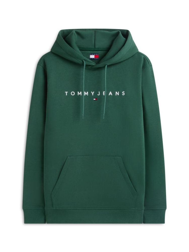 H TJM REG LINEAR LOGO HOODIE MBM VELVET GREE
