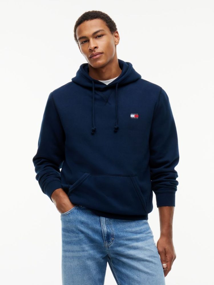 HTJM REG BADGE HOODIE EXT C1G DARK BLUE