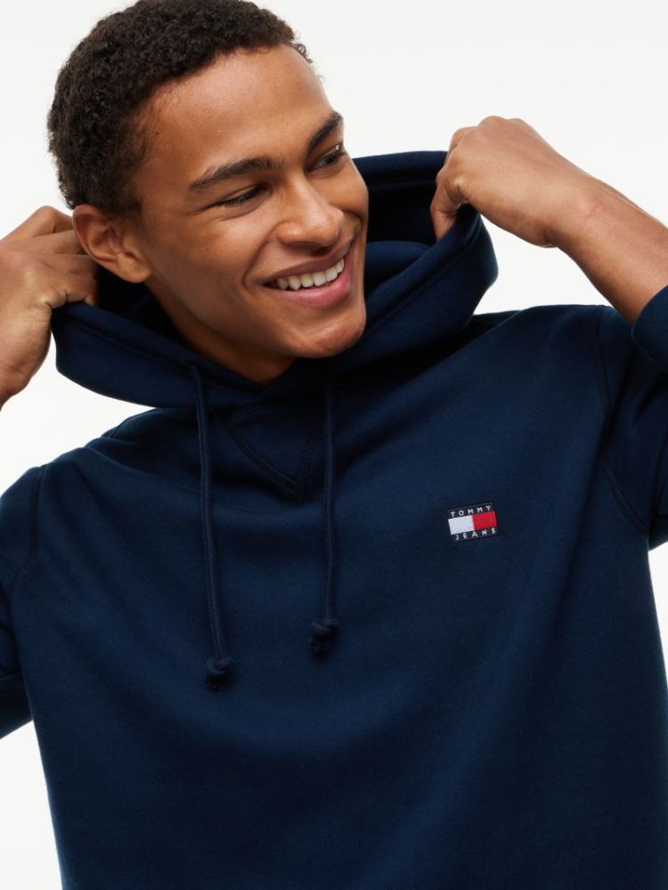 HTJM REG BADGE HOODIE EXT C1G DARK BLUE