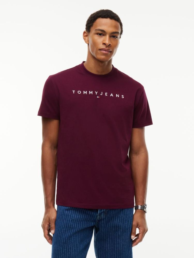 H TJM REG LINEAR LOGO T-SHIRT V11 CALYPSO BER