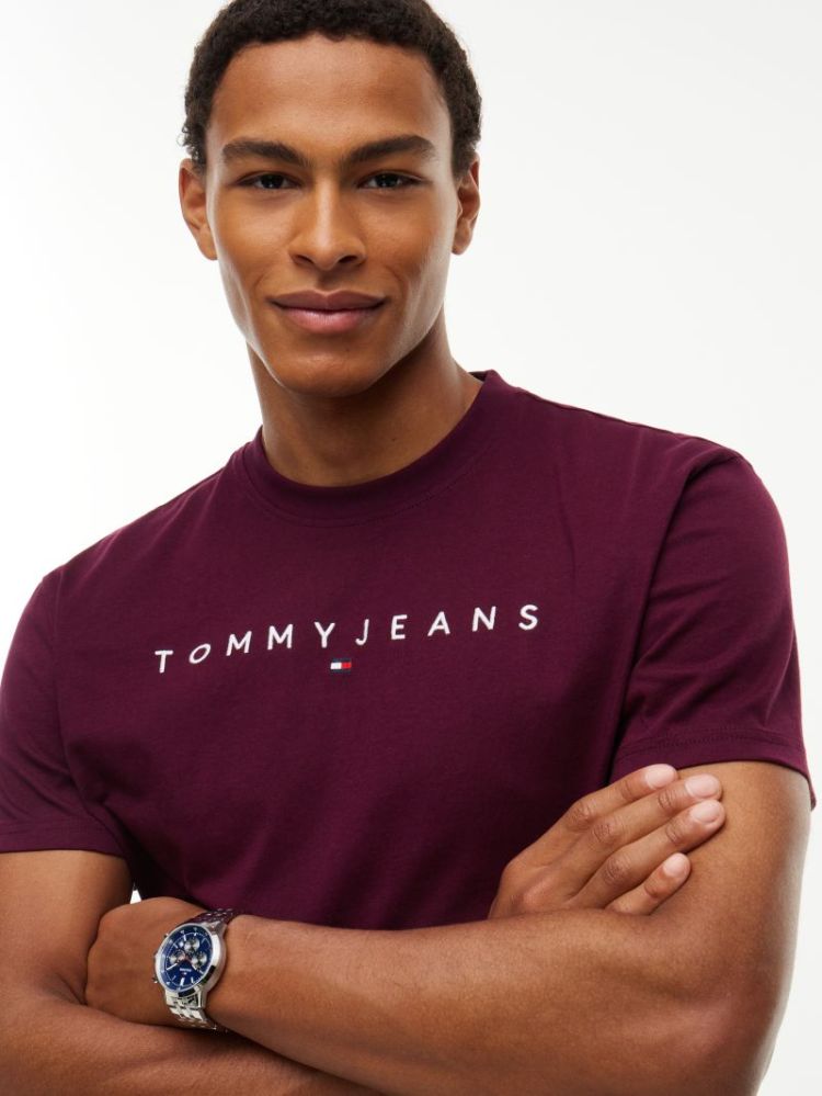 H TJM REG LINEAR LOGO T-SHIRT V11 CALYPSO BER