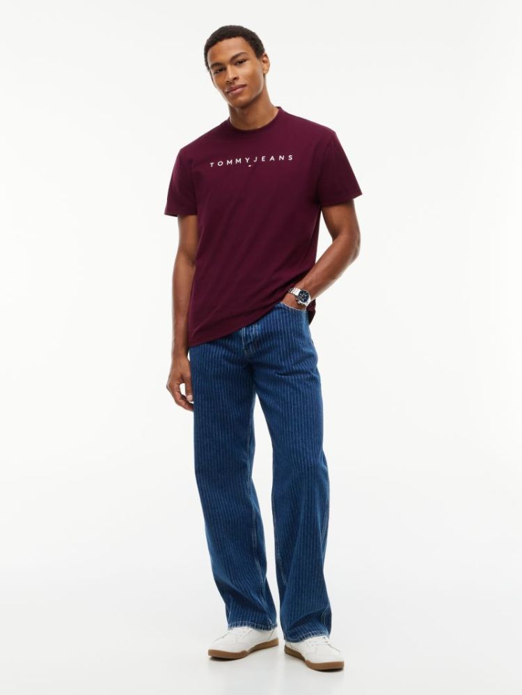 H TJM REG LINEAR LOGO T-SHIRT V11 CALYPSO BER