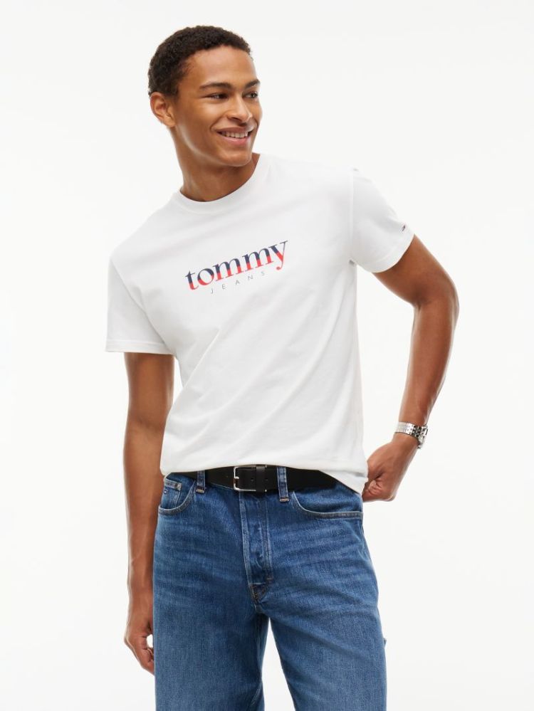 H TJM REG DNA T-SHIRT YBL ECRU