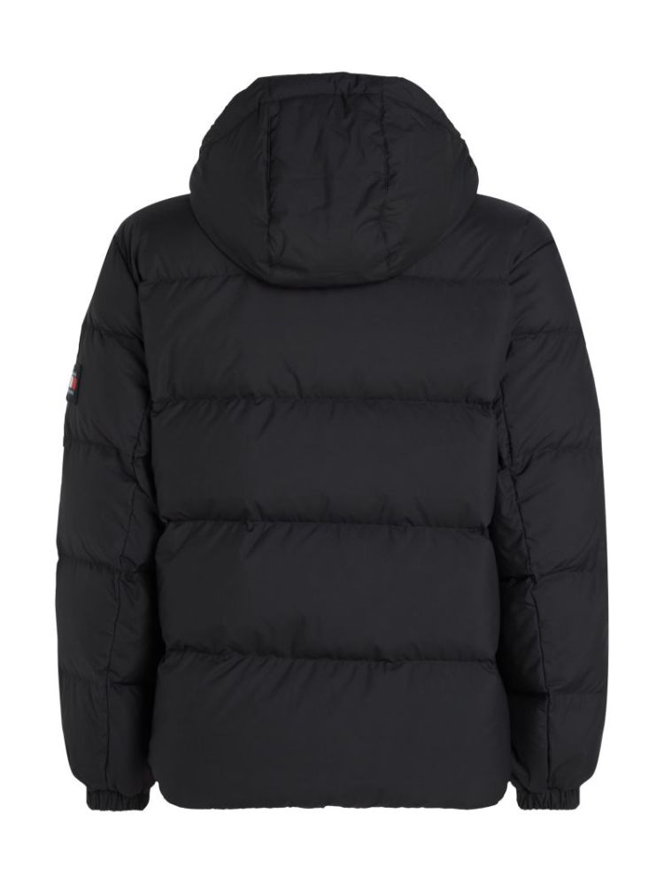 H TJM ESSENT DOWN JACKET EXT BDS BLACK
