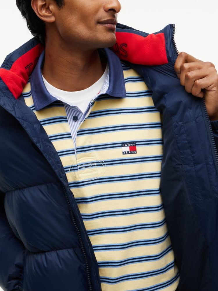 H TJM ESSENT DOWN JACKER EXT C1G DARK BLUE