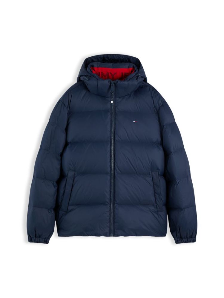 H TJM ESSENT DOWN JACKER EXT C1G DARK BLUE