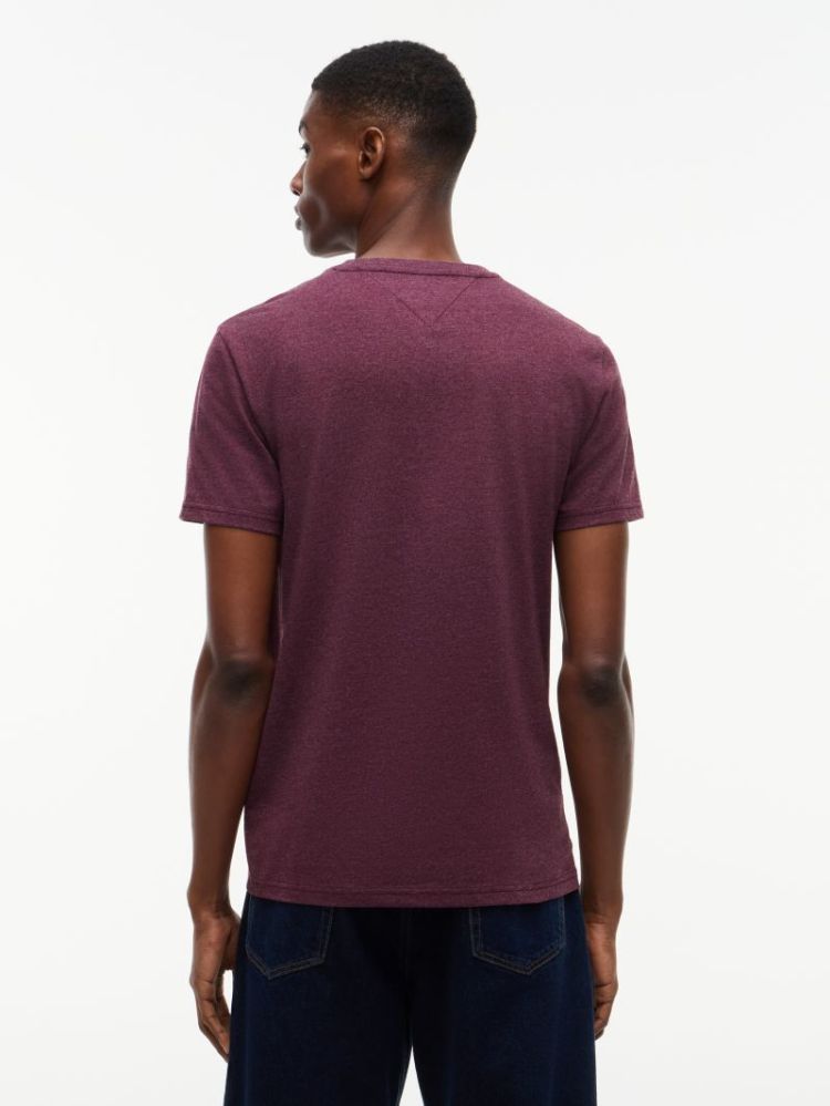 H TJM XSLIM JASPE HTR T-SHIRT V11 CALYPSO BER